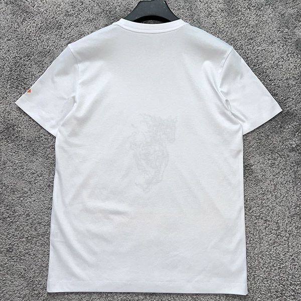 人気急上昇エルメス 半袖 Tシャツ スーパーコピー H刺繍 コットン err31105